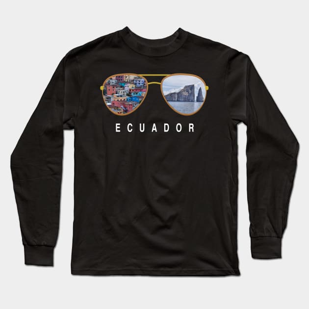 Ecuador  Sunglasses Long Sleeve T-Shirt by JayD World